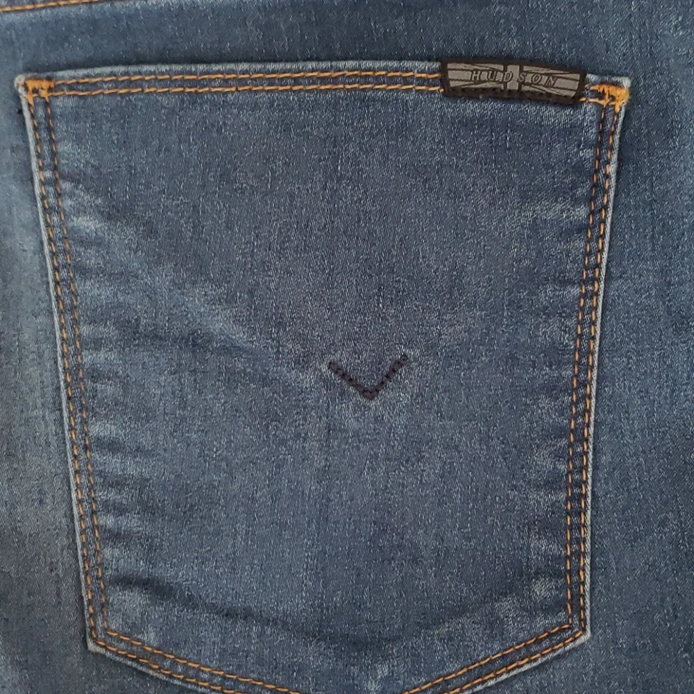 Hudson Crop Krista Super Skinny Jeans